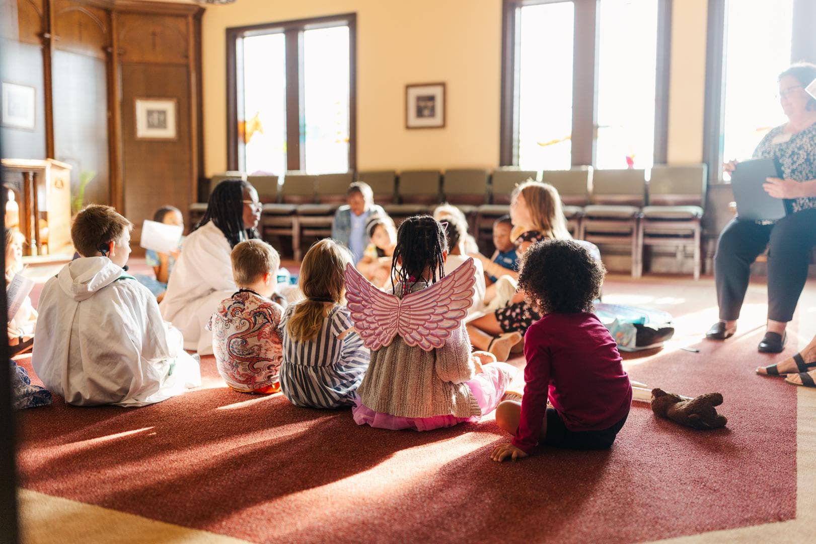 Children Sunday school Angel wings