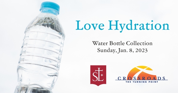 Love Hydration Collection for Crossroads Community Ministries